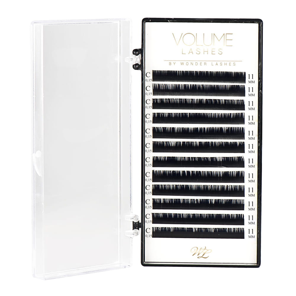 Rzęsy na pasku metoda objętościowa volume Wonder Lashes C 0.15 11mm