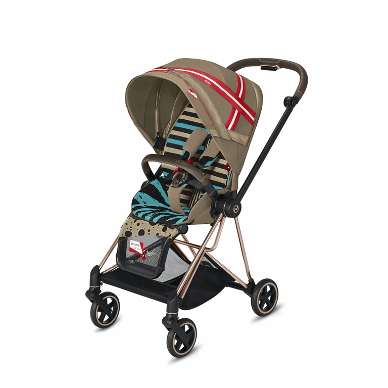 Cybex, Mios 2.0 - wózek spacerowy klasy Premium-Cybex by Karolina Kurkova-Chrome z czarną rączką