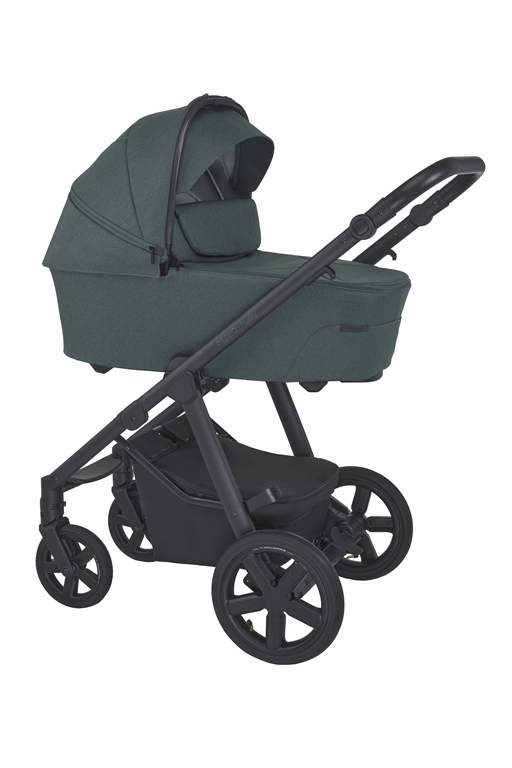 Baby Design Husky XL - wózek głęboko-spacerowy z akcesoriami-04 Green Aurora