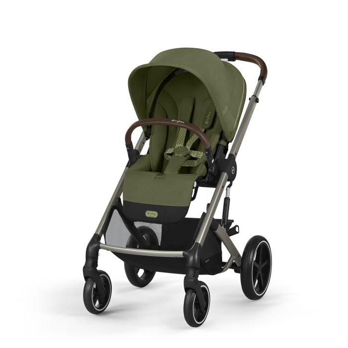 Balios S Lux - wózek spacerowy-Moss Green (Taupe Frame)