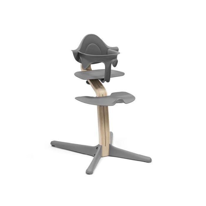 Stokke Nomi z Baby Set - krzesełko z zestawem dziecięcym-Walnut Black-Baby Set Navy