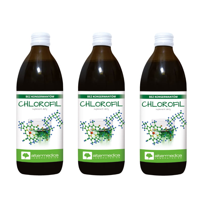 Zestaw 3x Chlorofil 500 ml