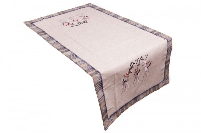Obrus świąteczny MIŁKA rozmiar 70x140 wzór h632z