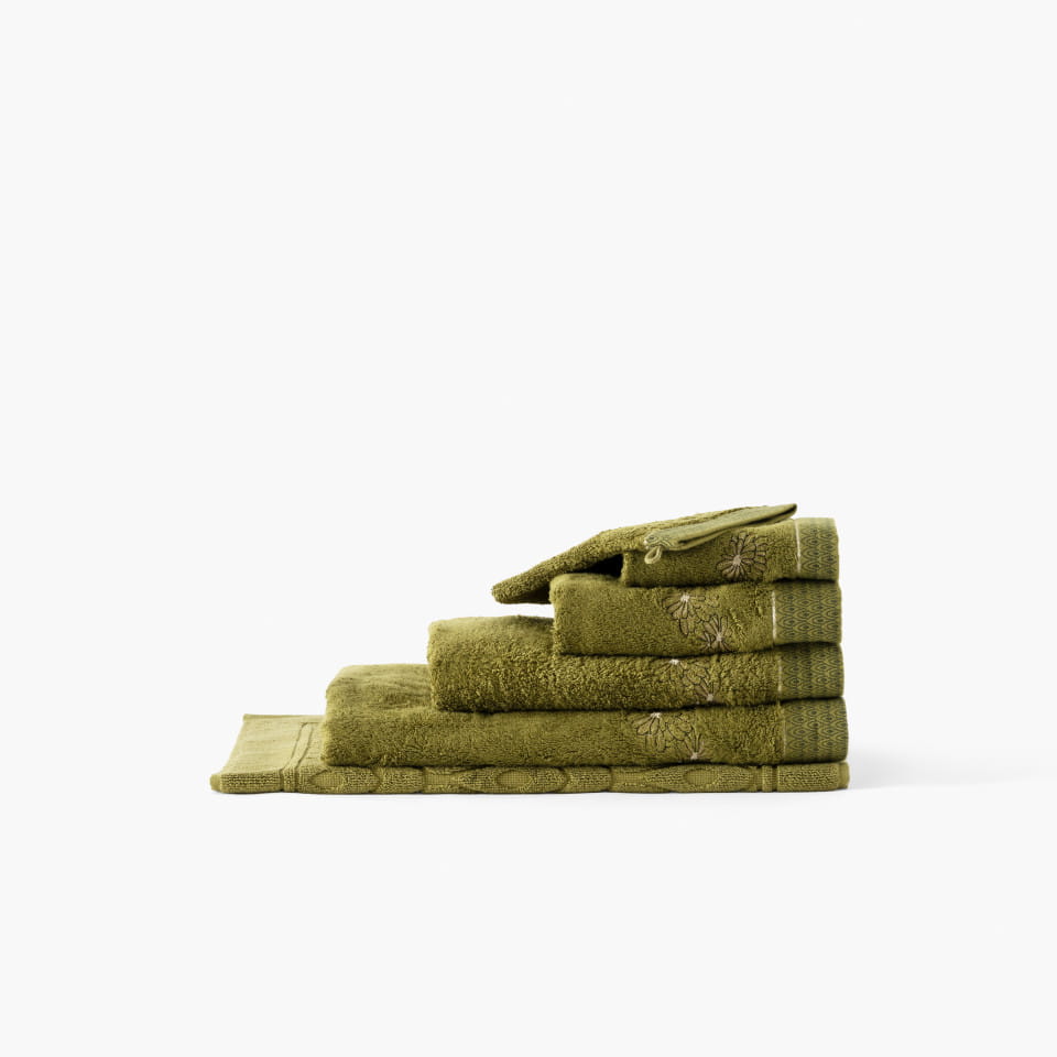 ręcznik SILVALYS bawełna vert mousse