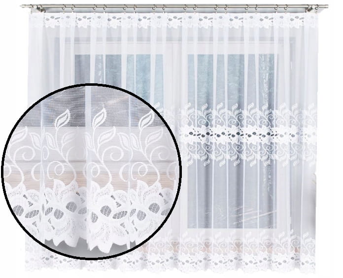 Firana żakardowa Bastia 180x400 taśma