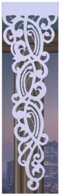 Firana panel ekranowy żakard 110 x 30 cm