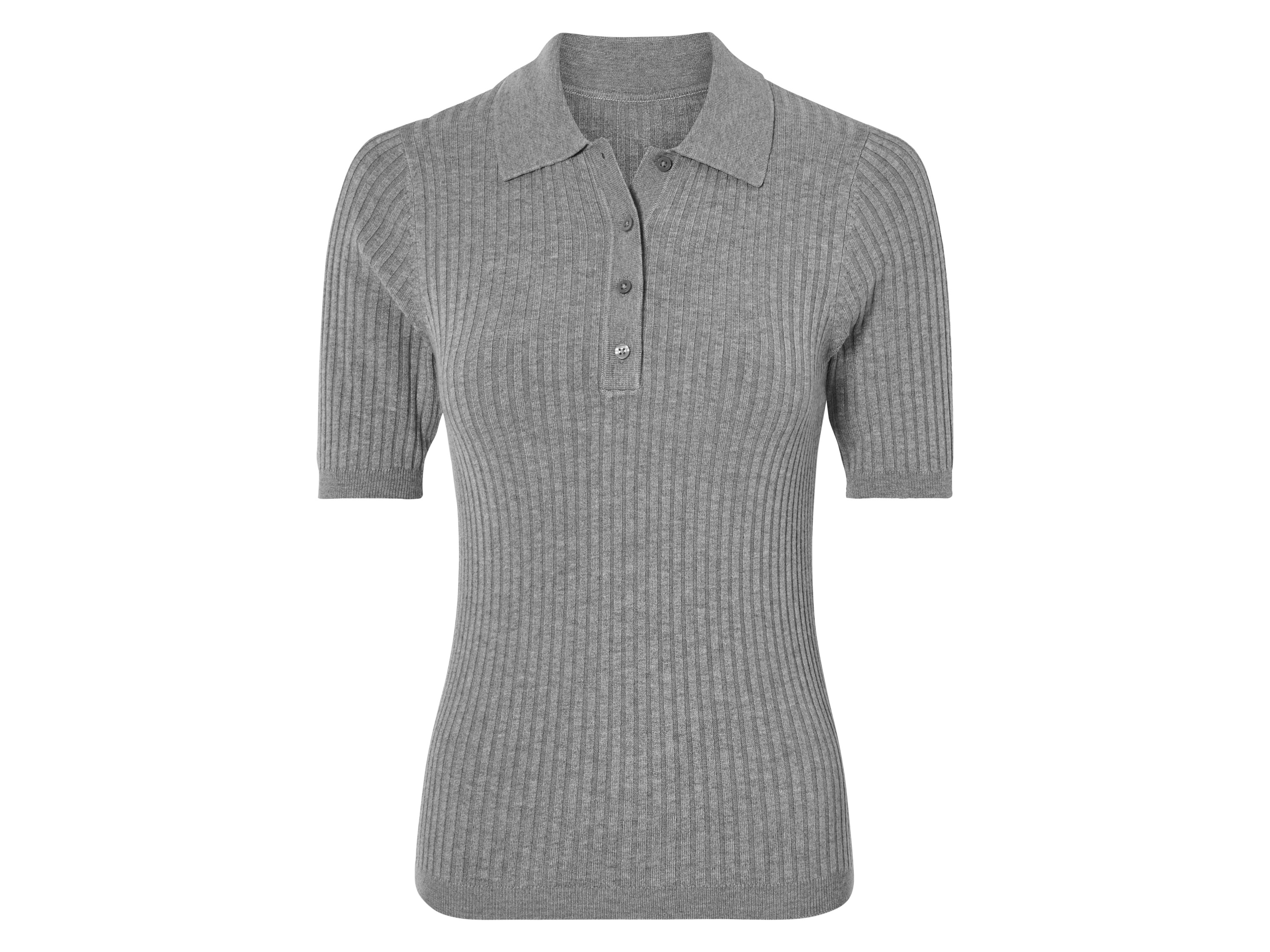 esmara Koszulka polo damska Szary, S36/38