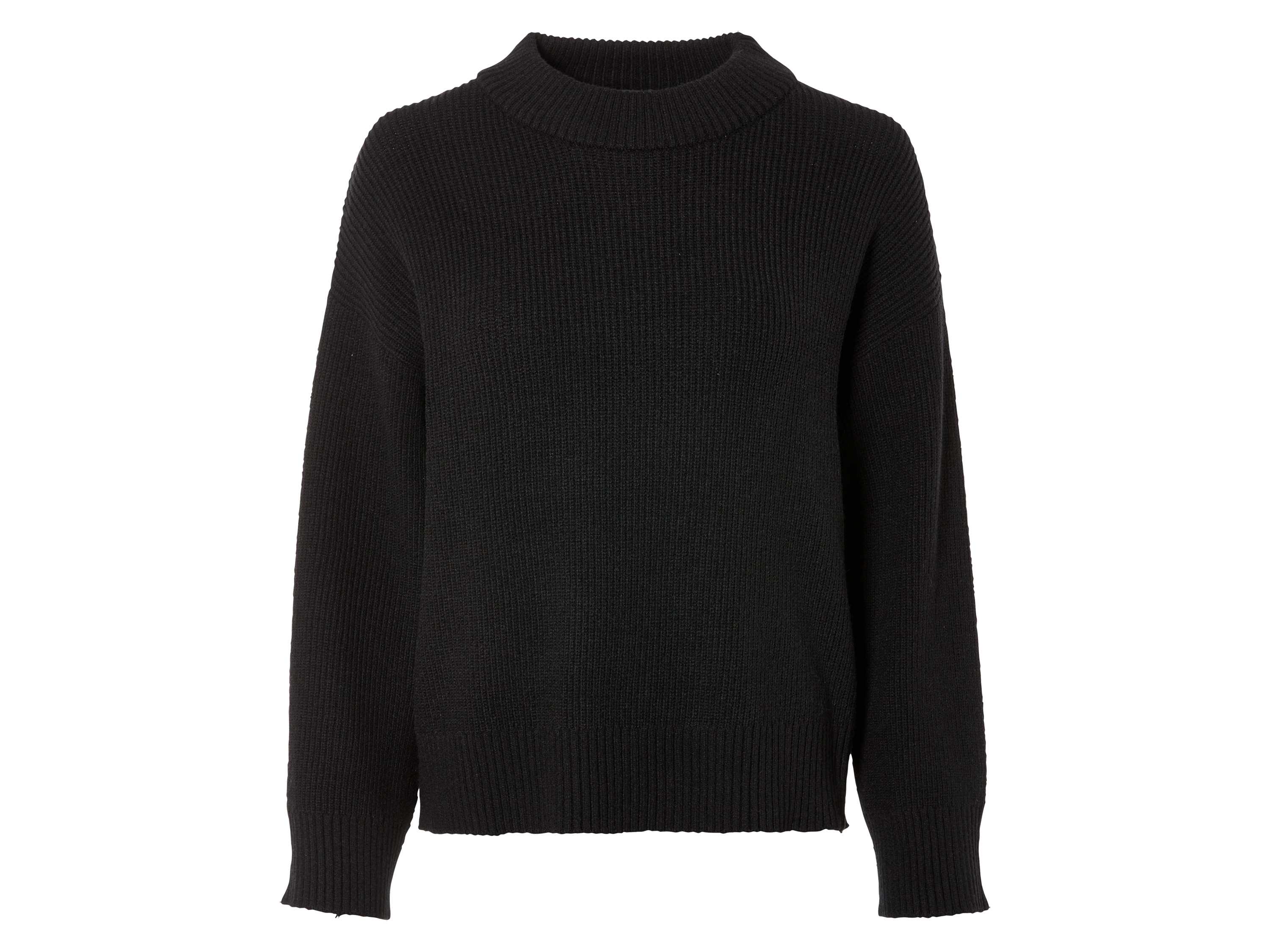 esmara Sweter damski z dzianiny Czarny, M 40/42