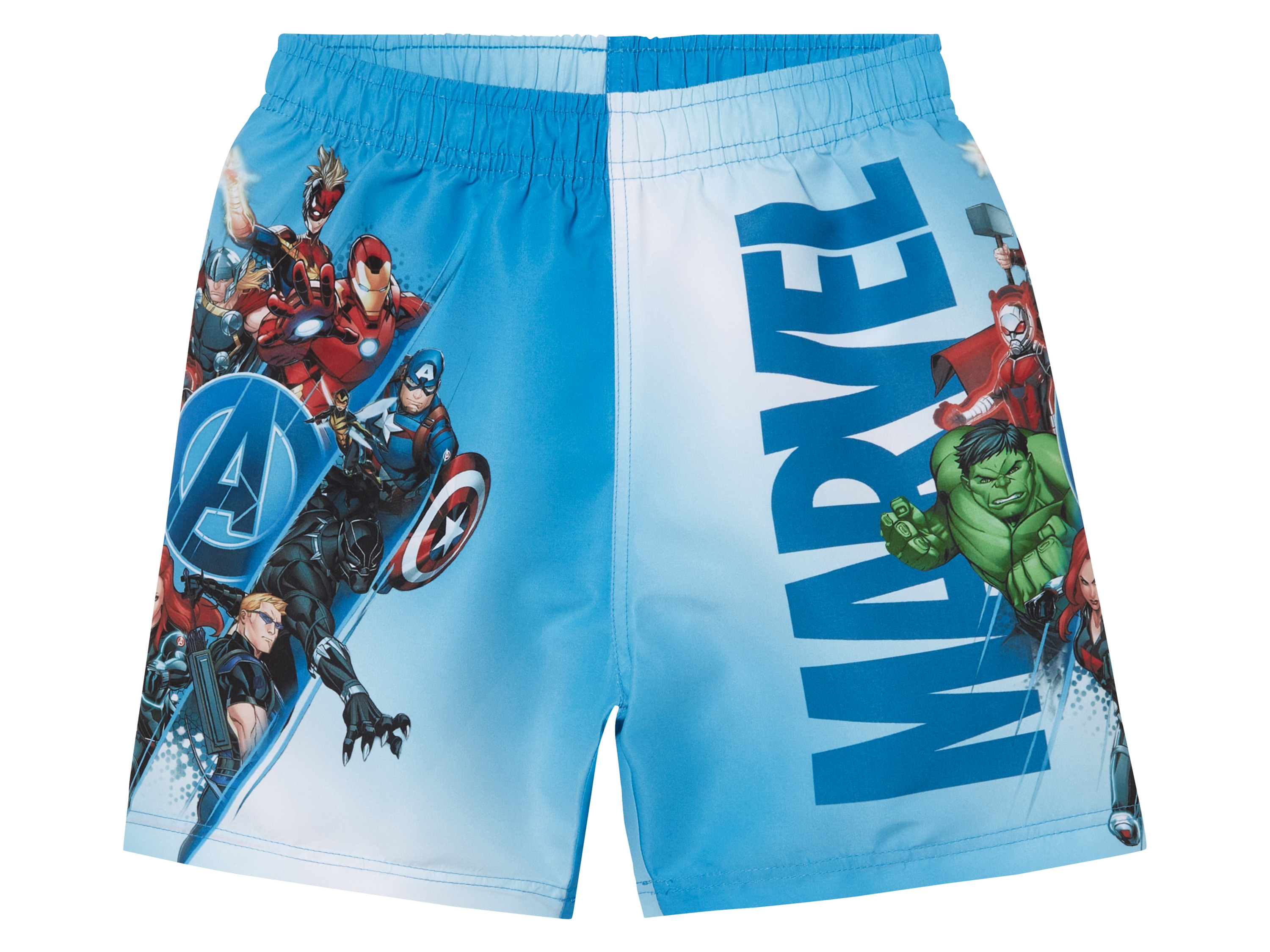 Szorty kąpielowe chłopięce Wzór Marvel, 146/152