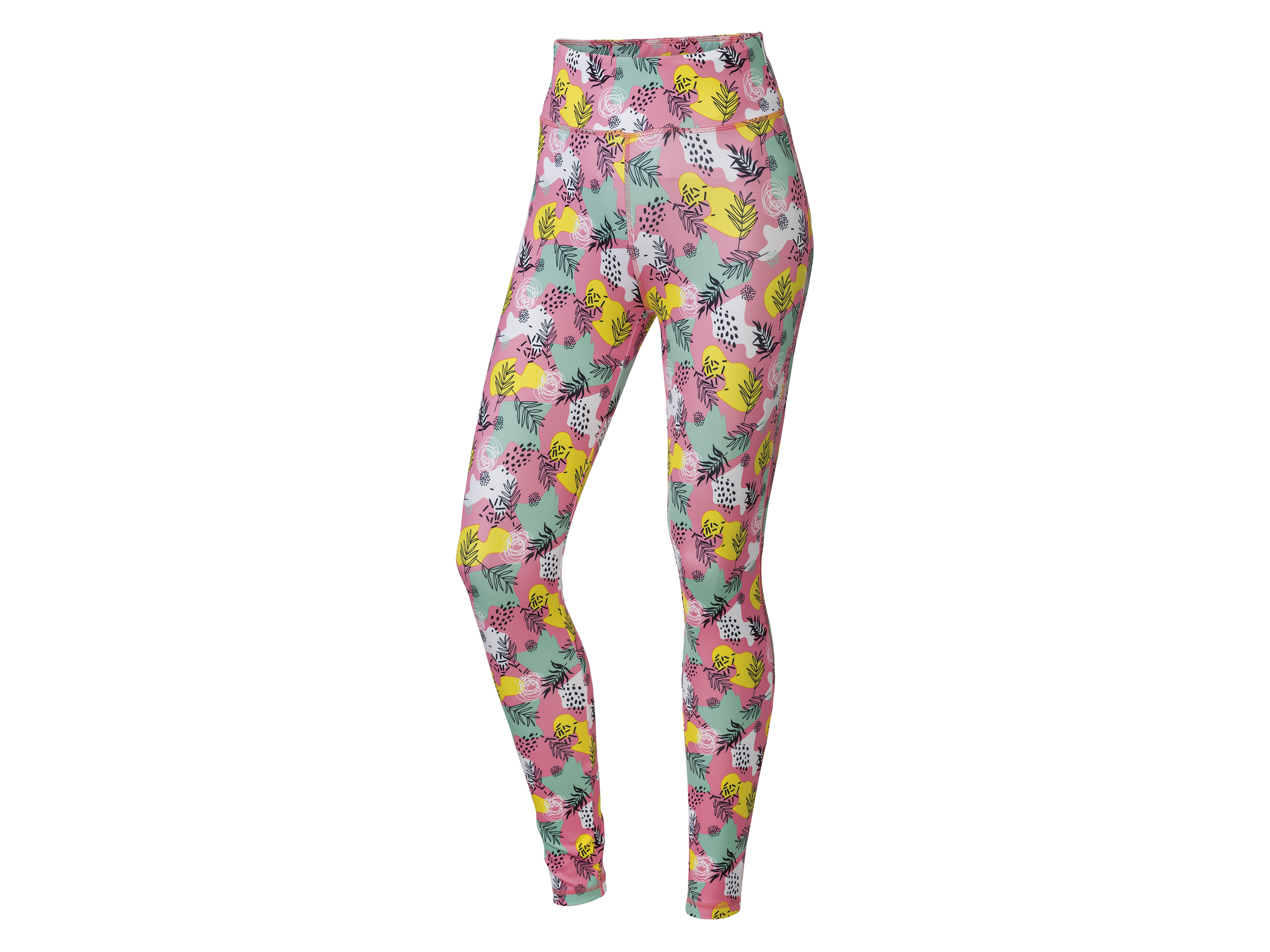Mistral Legginsy funkcyjne damskie, długość do kostki Różowy, M 40/42