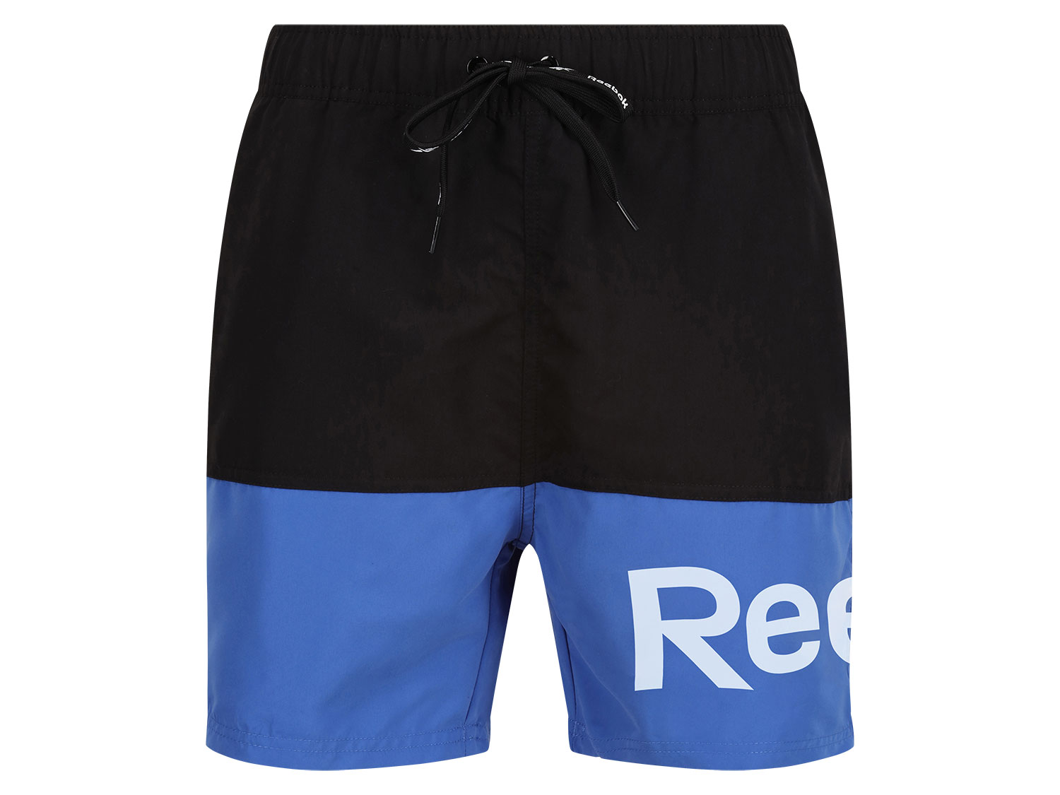 Reebok Szorty kąpielowe męskie z kieszonką Czarny/ niebieski, S