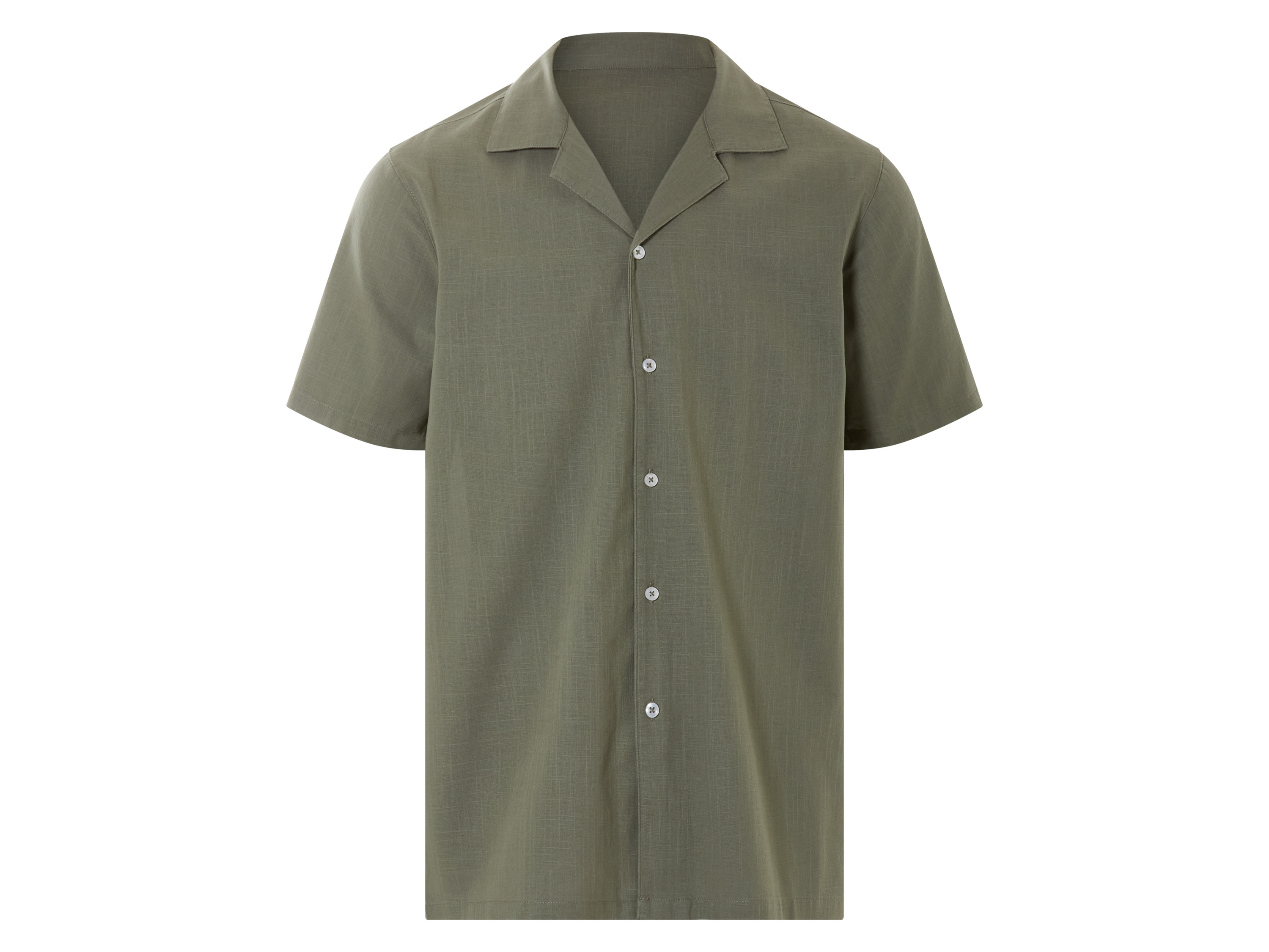Livergy Koszula męska z bawełny Khaki, M 39/40