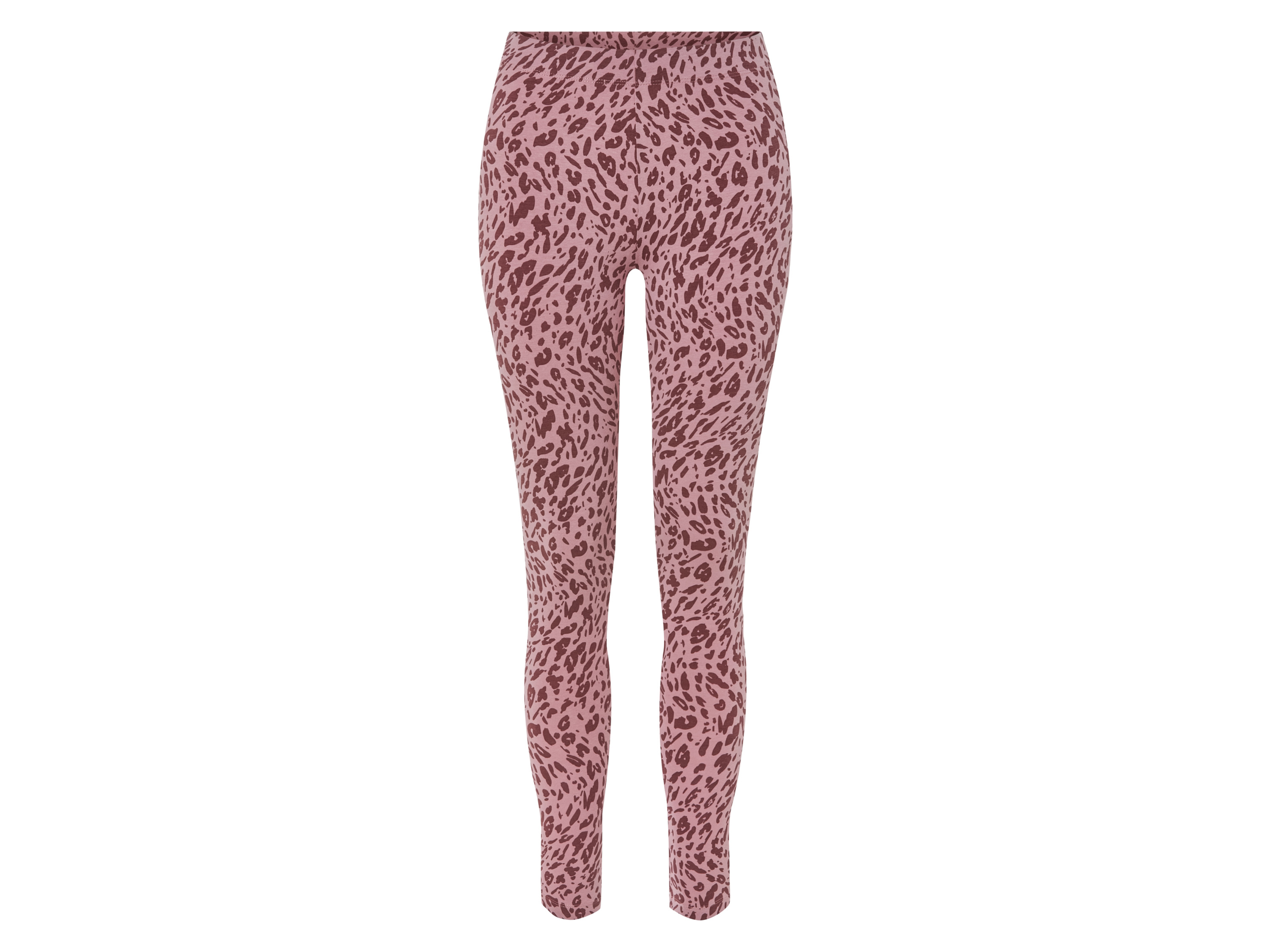 esmara Legginsy damskie z gumką w pasie XS 32/34, Różowy/ we wzory
