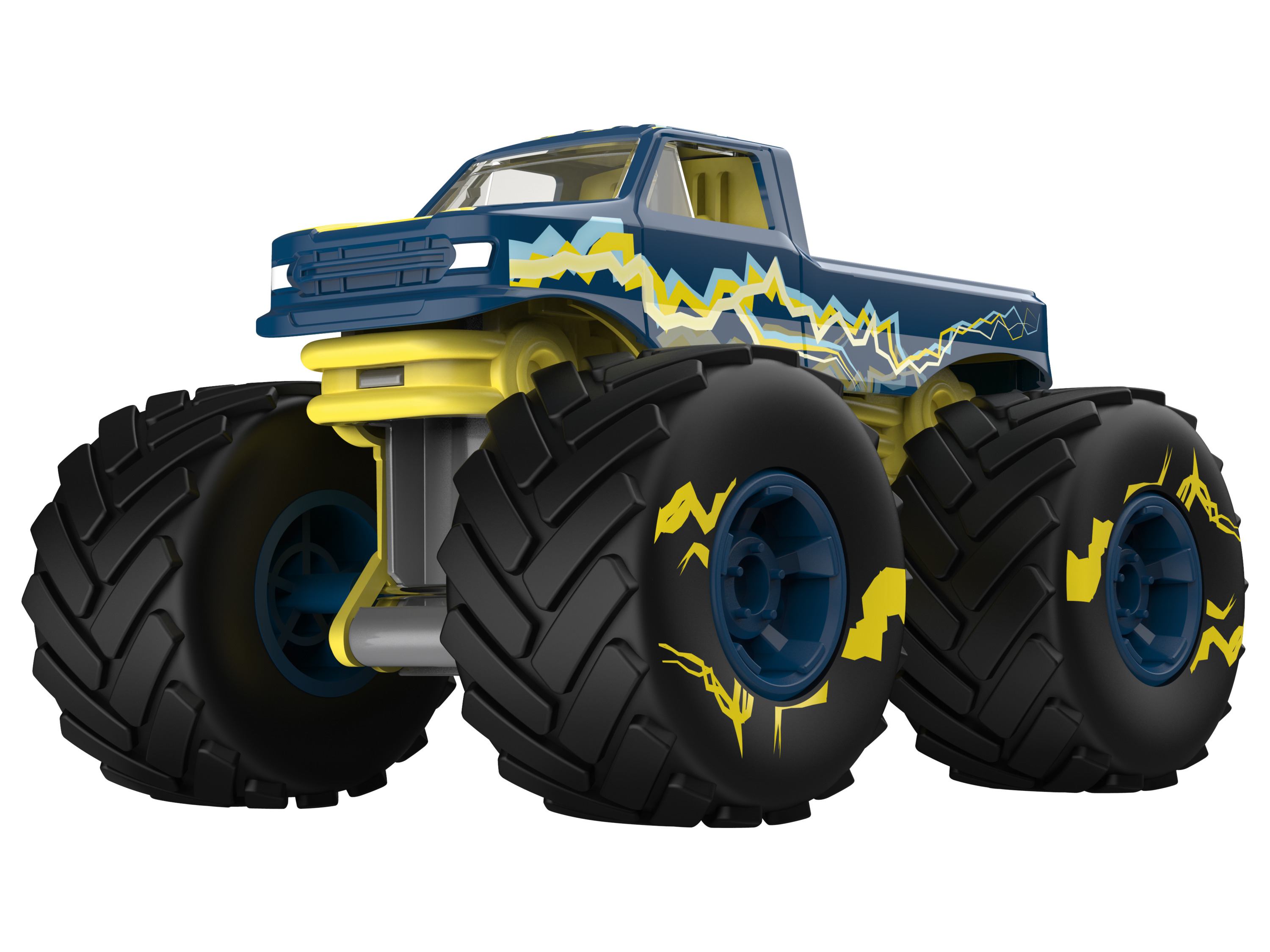 Playtive Monster Truck Racers 1:24 z ruchomym zawieszeniem Lightning