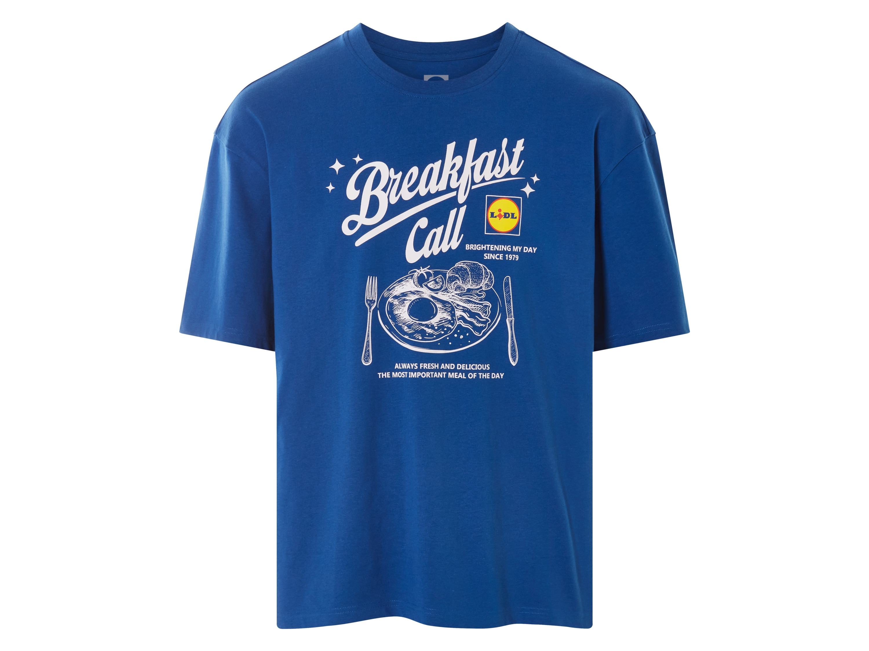 T-shirt oversize męski z biobawełny Ciemnoniebieski, S 44/46