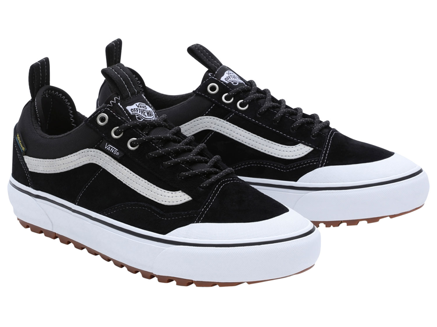 Vans Sneakersy damskie / męskie ze sznurówkami Czarny/ biały, 40