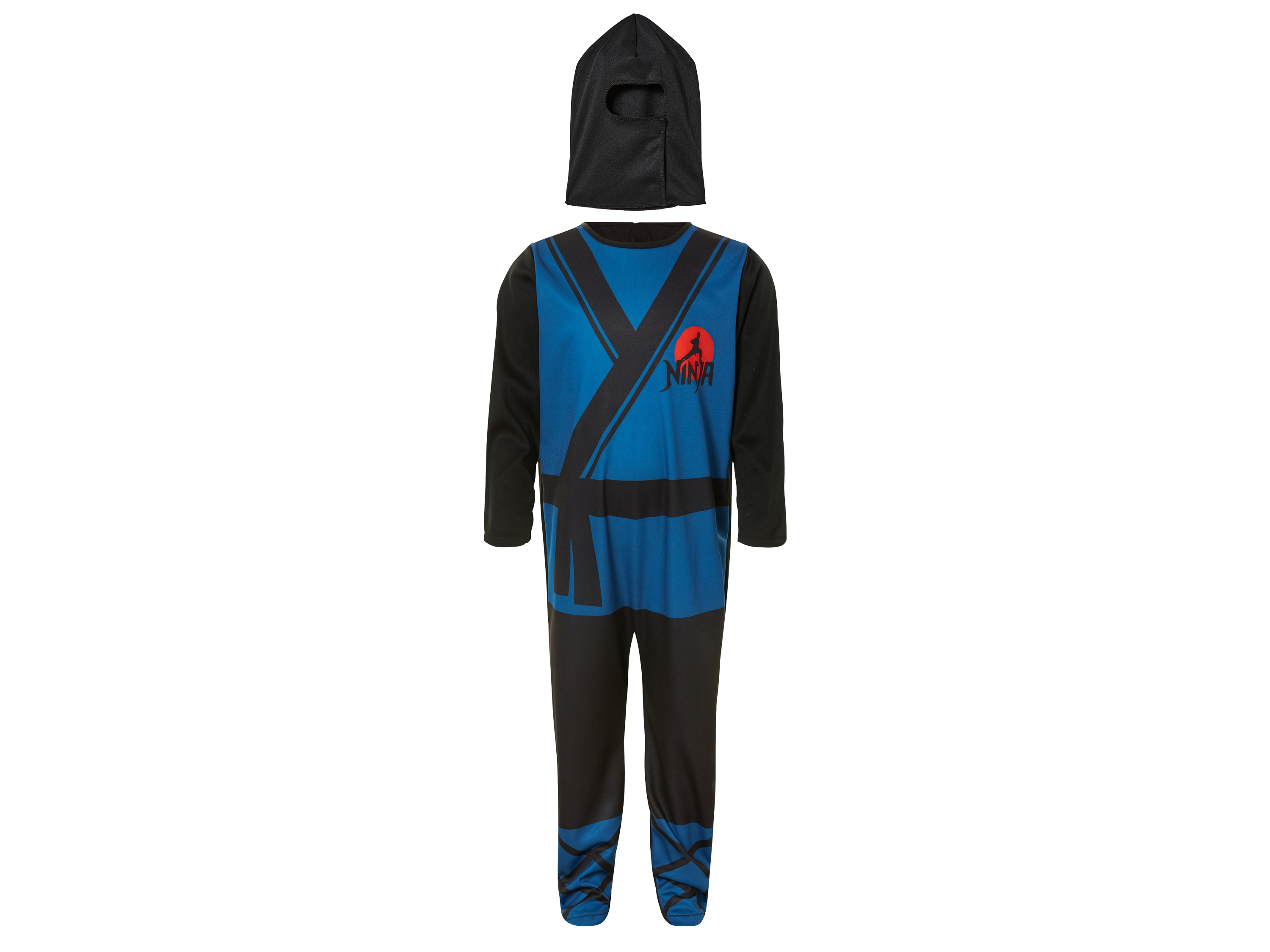 Strój karnawałowy dziecięcy, 2-częściowy Wzór Ninja, 134/140