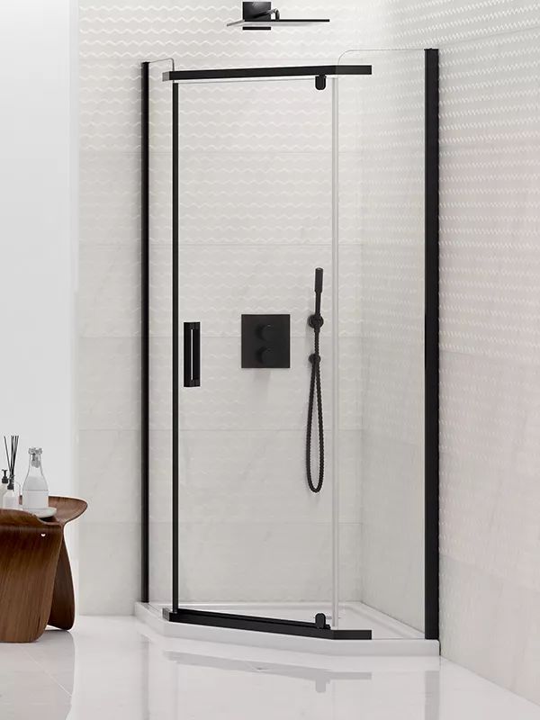 Darmowa Dostawa - Kabina prysznicowa 100x80 cm New Trendy New Komfort Black K0810
