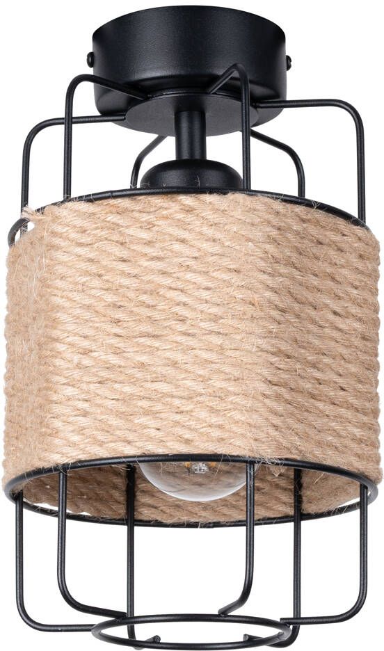 Darmowa Dostawa - Lampa podsufitowa 1x15 W czarna Sollux Lighting Gizur SL1299