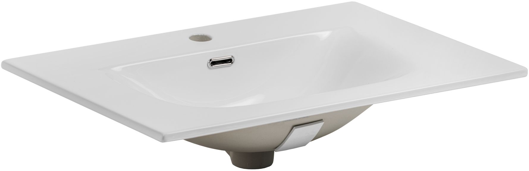 Darmowa Dostawa - Umywalka 71x46 cm prostokątna meblowa biała Comad Sky SKY708099