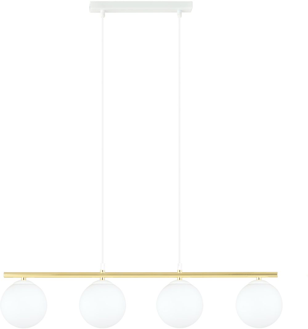 Darmowa Dostawa - Lampa wisząca 4x10 W biały Emibig Allora 12554