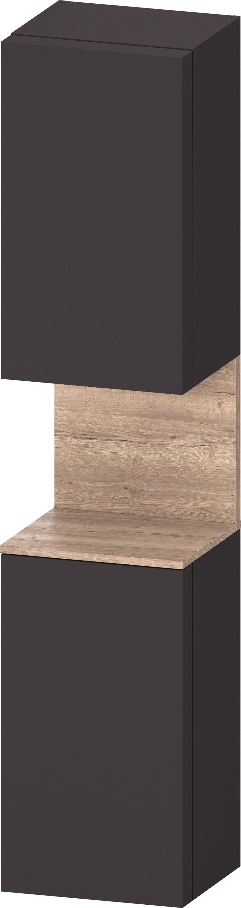 Darmowa Dostawa - Szafka 40x36x176 cm boczna wisząca grafit Duravit Qatego QA1346L55800000