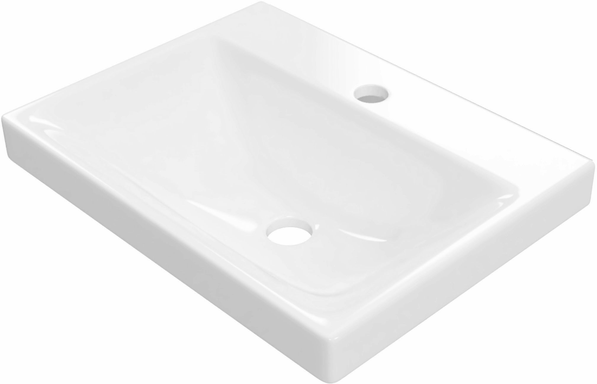 Darmowa Dostawa - Umywalka 49x37 cm prostokątna meblowa biała Excellent Blanko CENL6317500WH