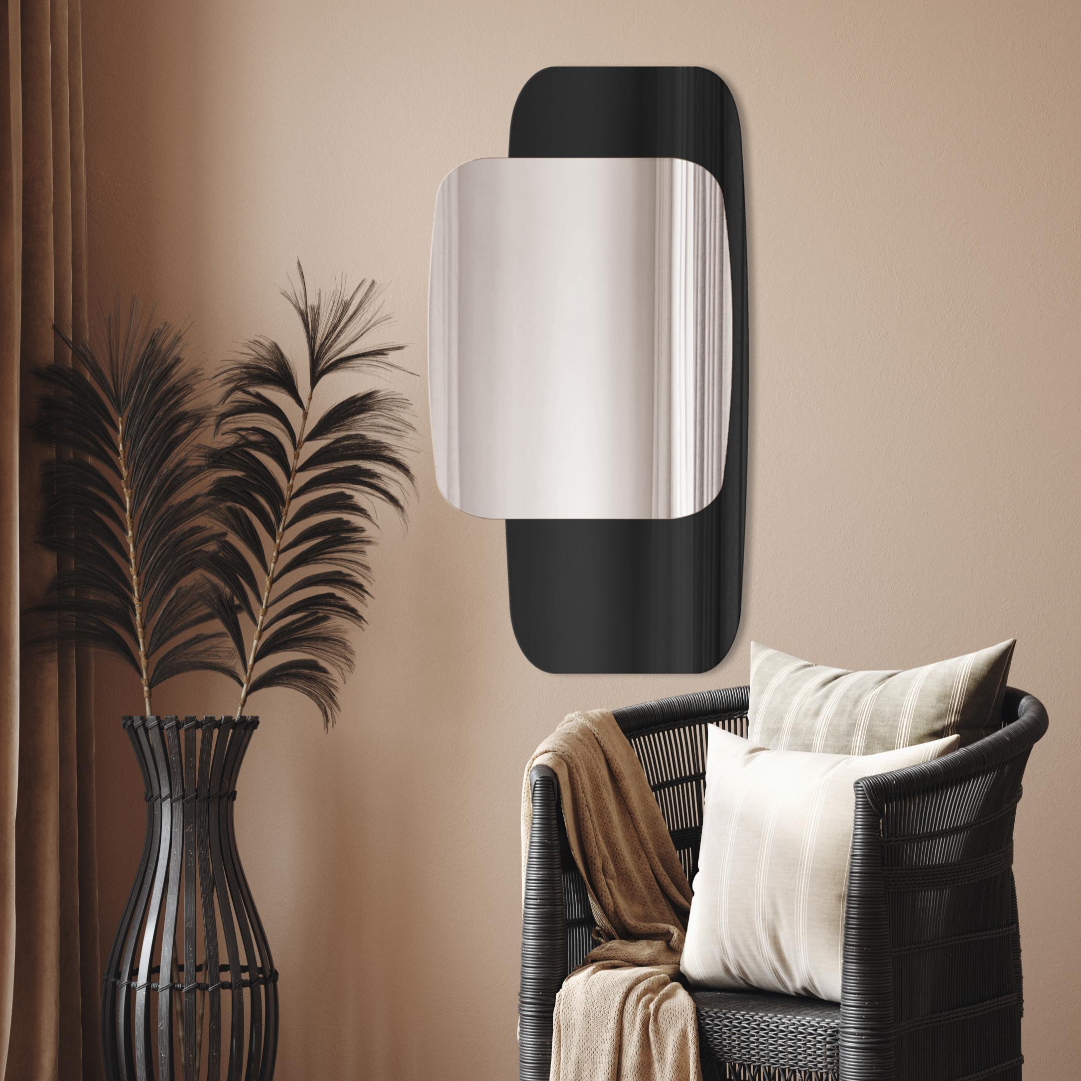 Darmowa Dostawa - Lustro 50x110 cm czarny-srebrny Guarda Opera no. 2 TOSOPE2BLACK50x110