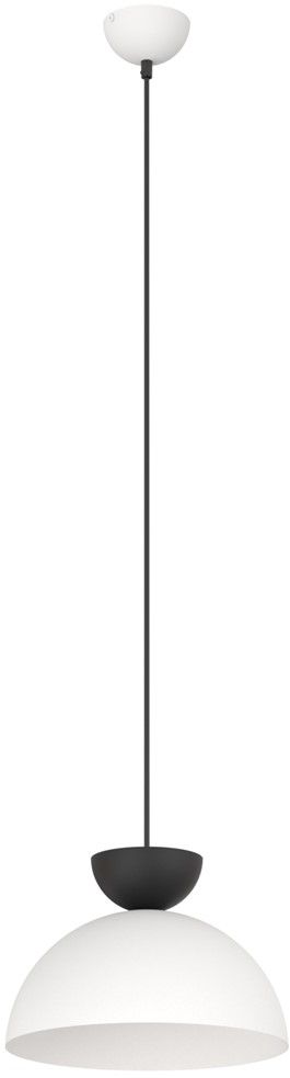 Darmowa Dostawa - Lampa wisząca 1x12 W biała-czarna Emibig Lunaro 14751L