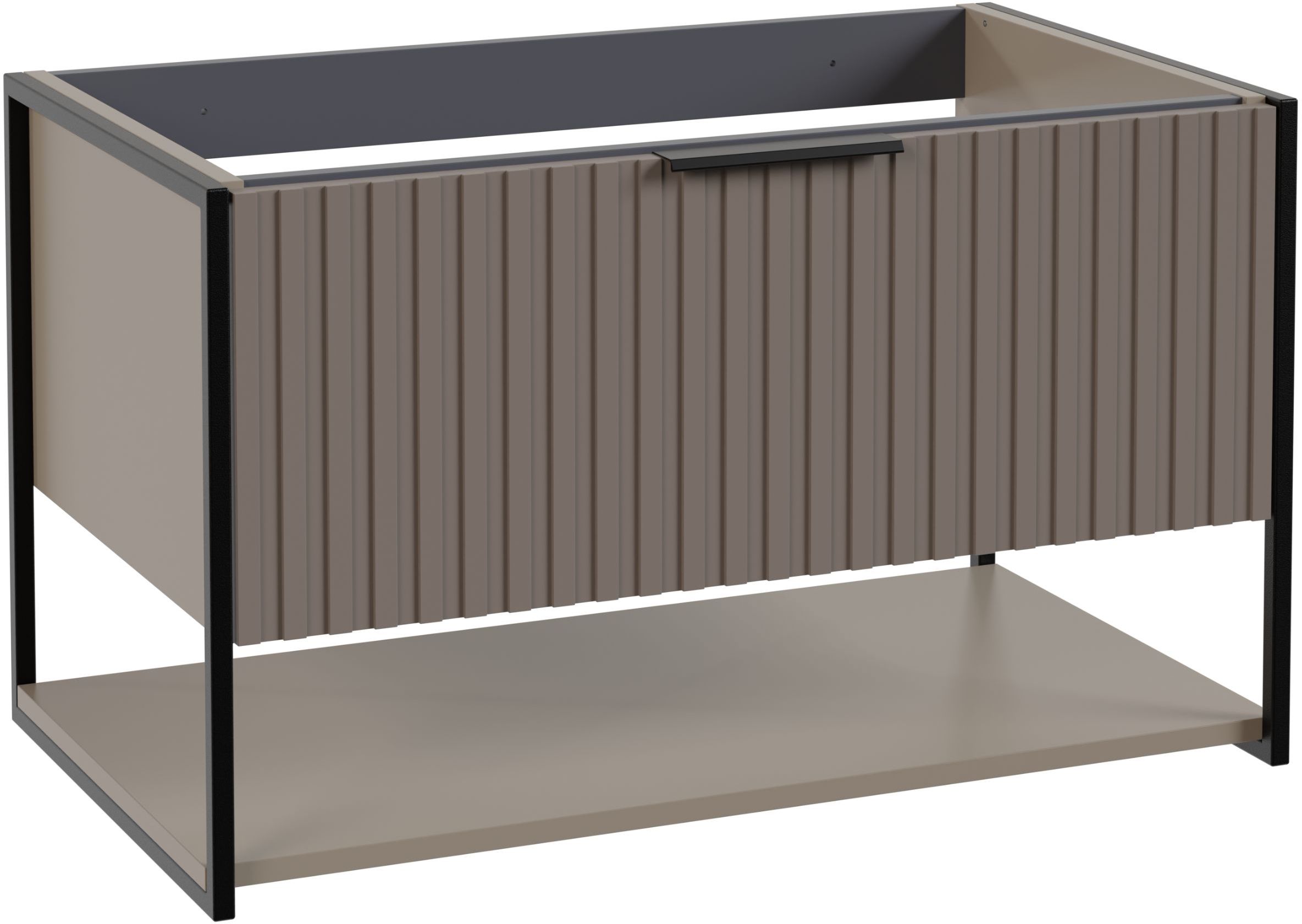 Darmowa Dostawa - Szafka 79.5x46x47.5 cm podumywalkowa wisząca szary Strama Turf 2410366