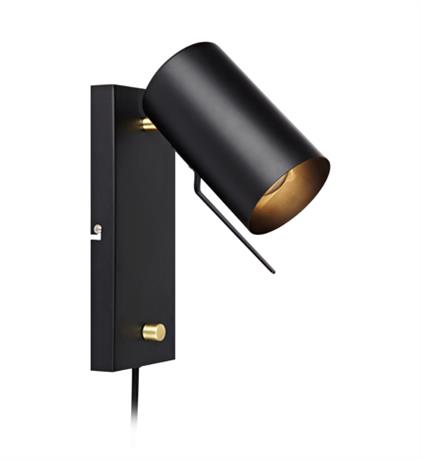 Darmowa Dostawa - Kinkiet 1x35 W czarny Markslöjd Carrie 106587