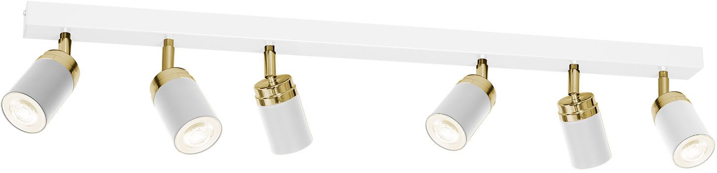 Darmowa Dostawa - Lampa podsufitowa 6x8 W biały Luminex Reno 5158