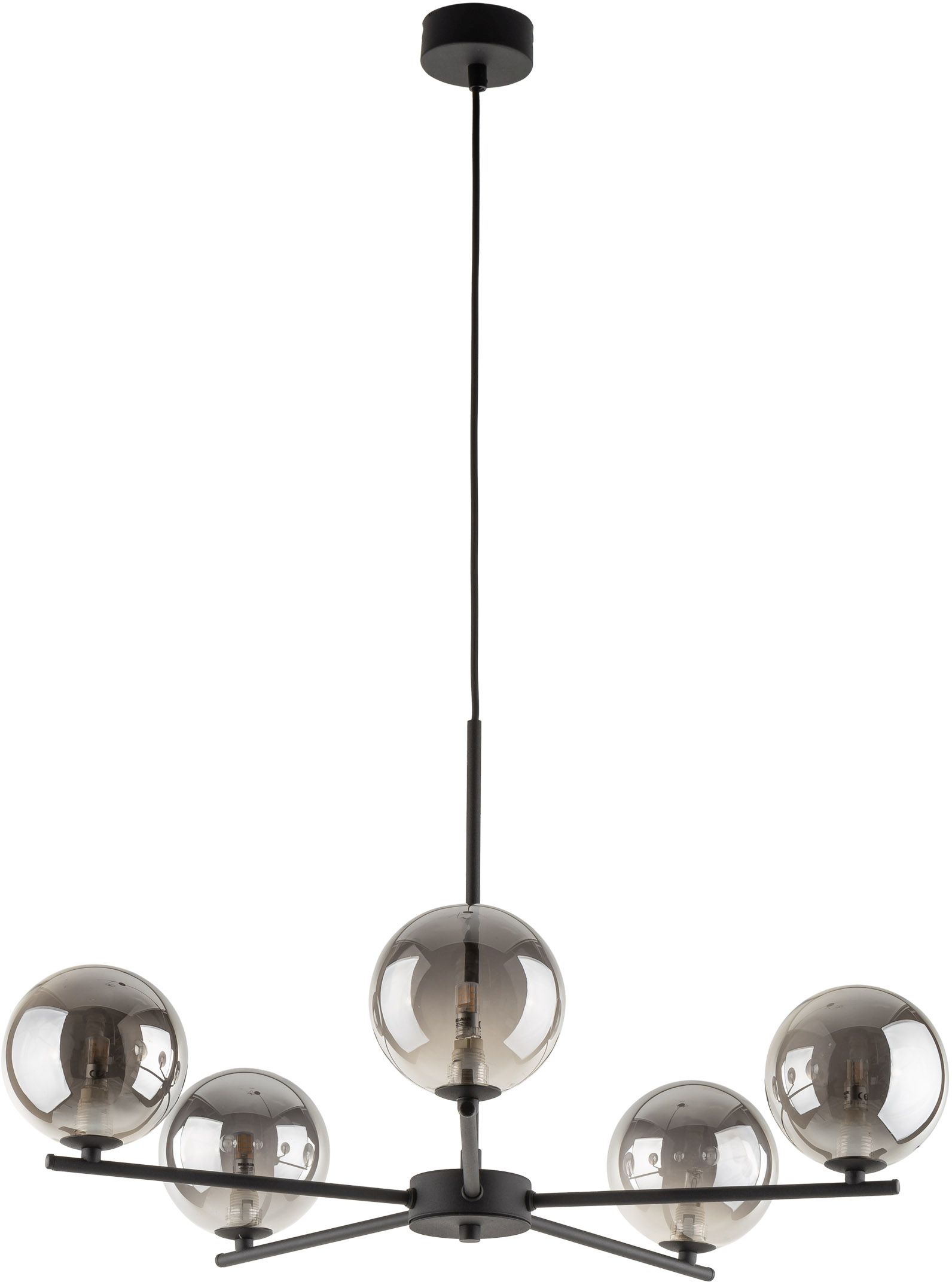 Darmowa Dostawa - Lampa wisząca 5x15 W czarny TK Lighting Lara 5728