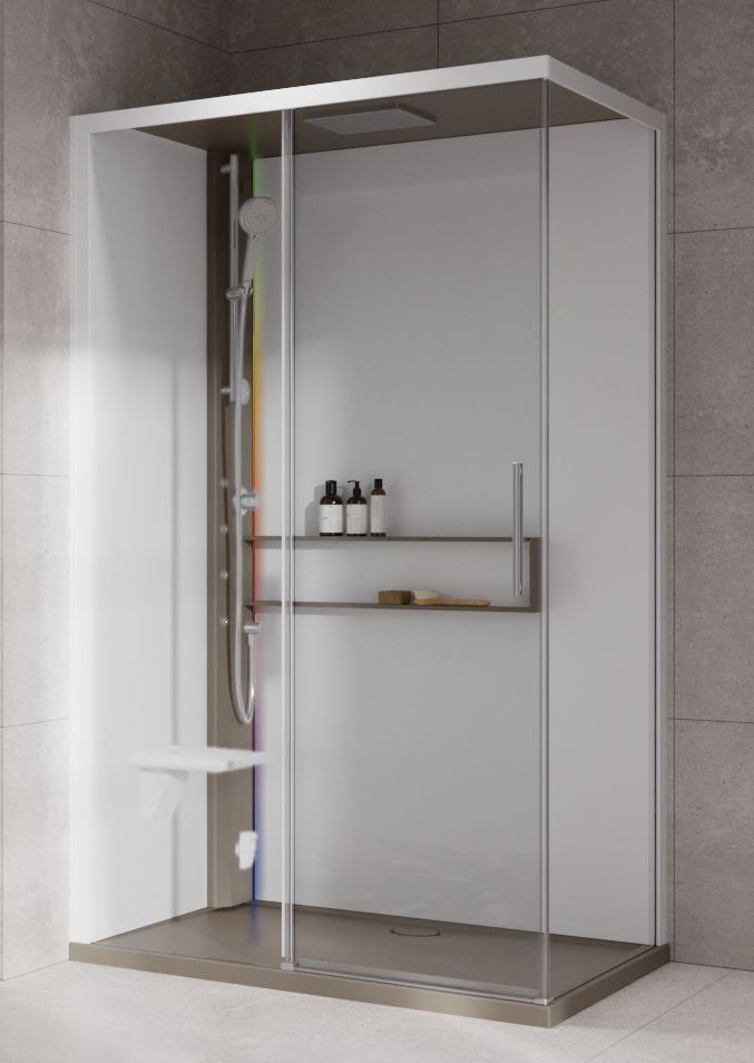Darmowa Dostawa - Kabina z hydromasażem Novellini Glax G222P120SM51TU