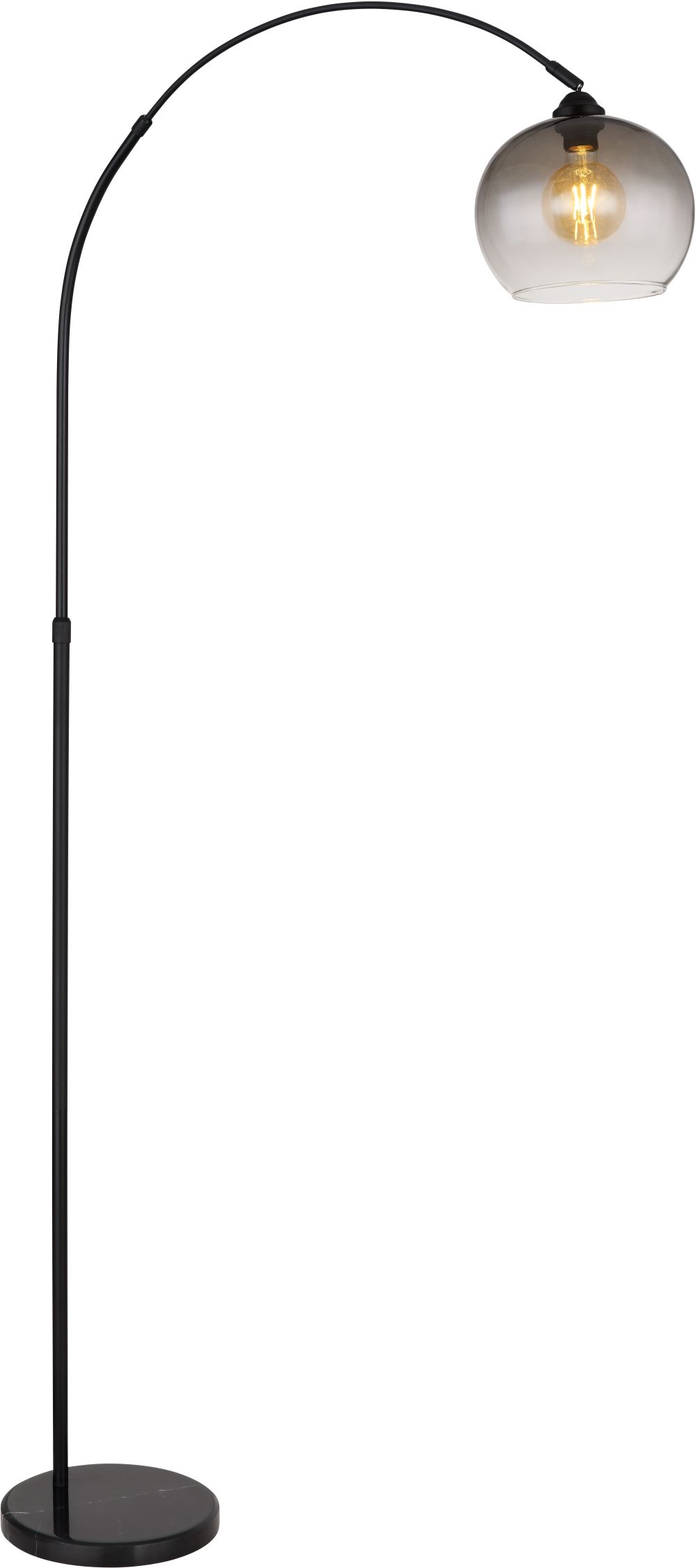Darmowa Dostawa - Lampa stojąca 1x60 W czarna Globo Lighting Newcastle 58227BS