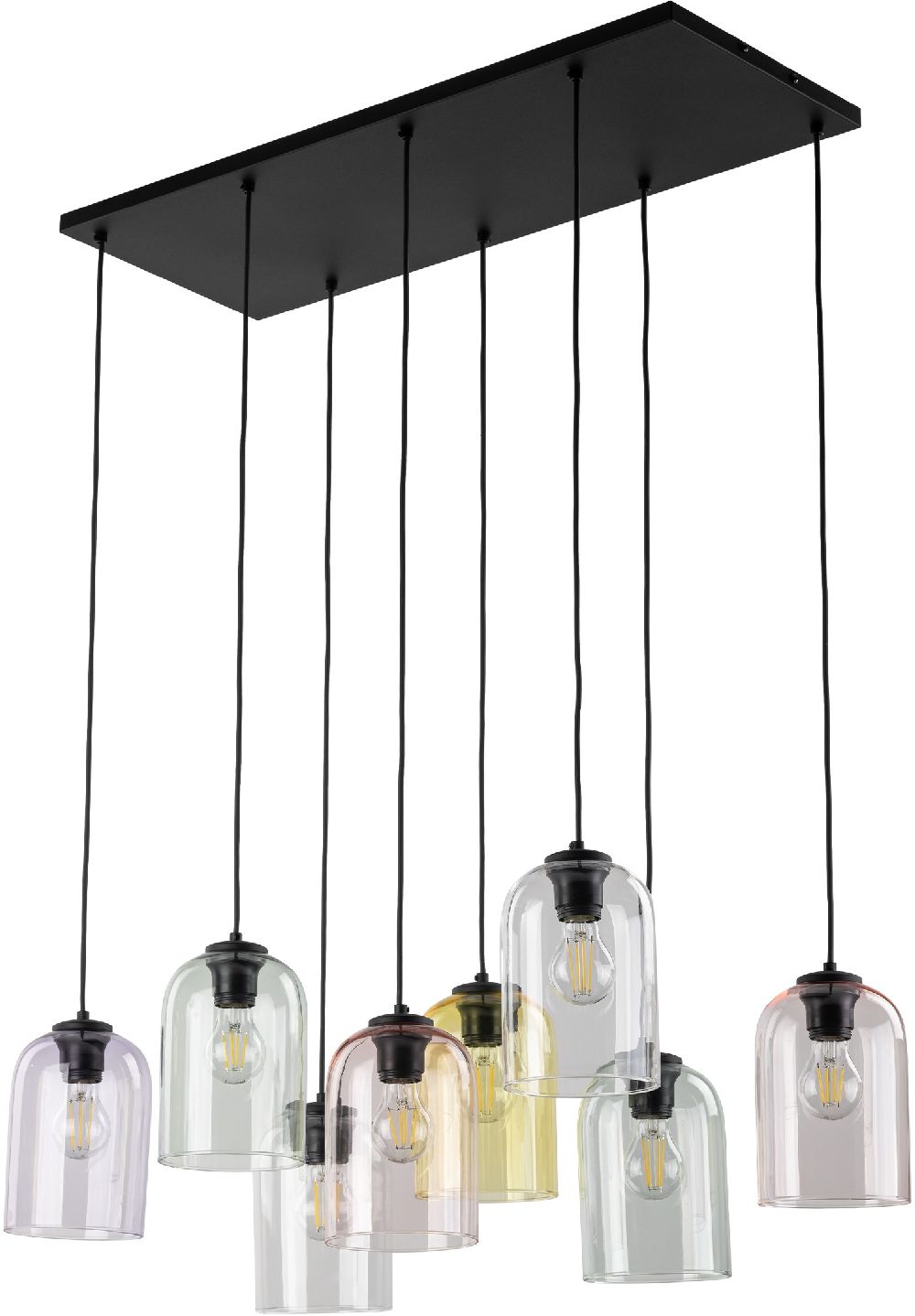 Darmowa Dostawa - Lampa wisząca powyżej 6x15 W czarna TK Lighting Molly 10303