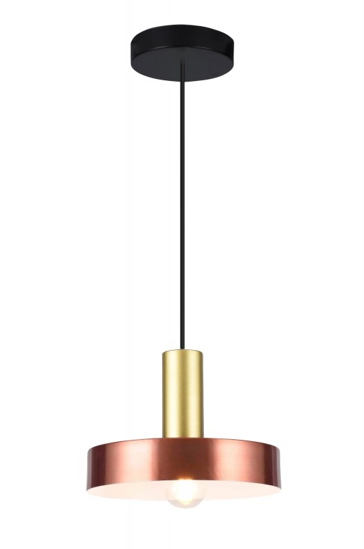Darmowa Dostawa - Lampa wisząca 1x40 W złota GTV Selvia II OSSELV240DEC