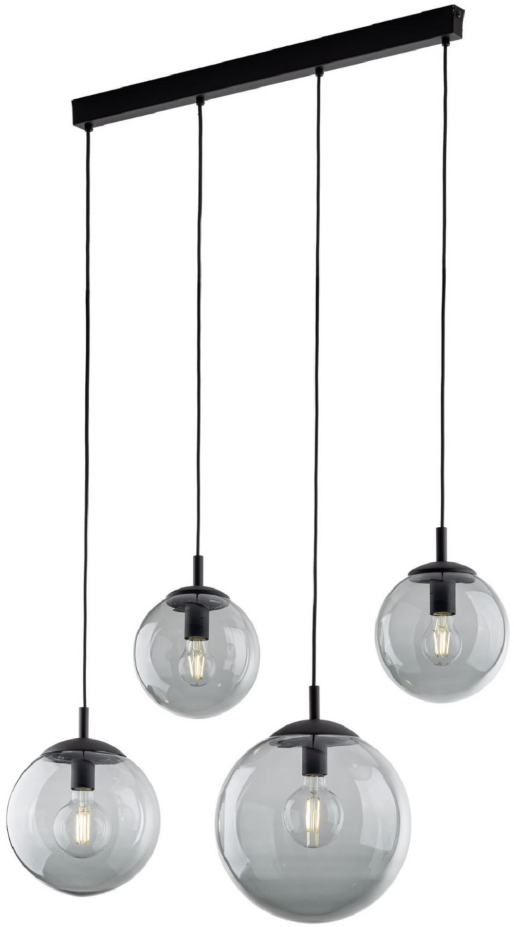 Darmowa Dostawa - Lampa wisząca 4x15 W grafitowa TK Lighting Esme 5381