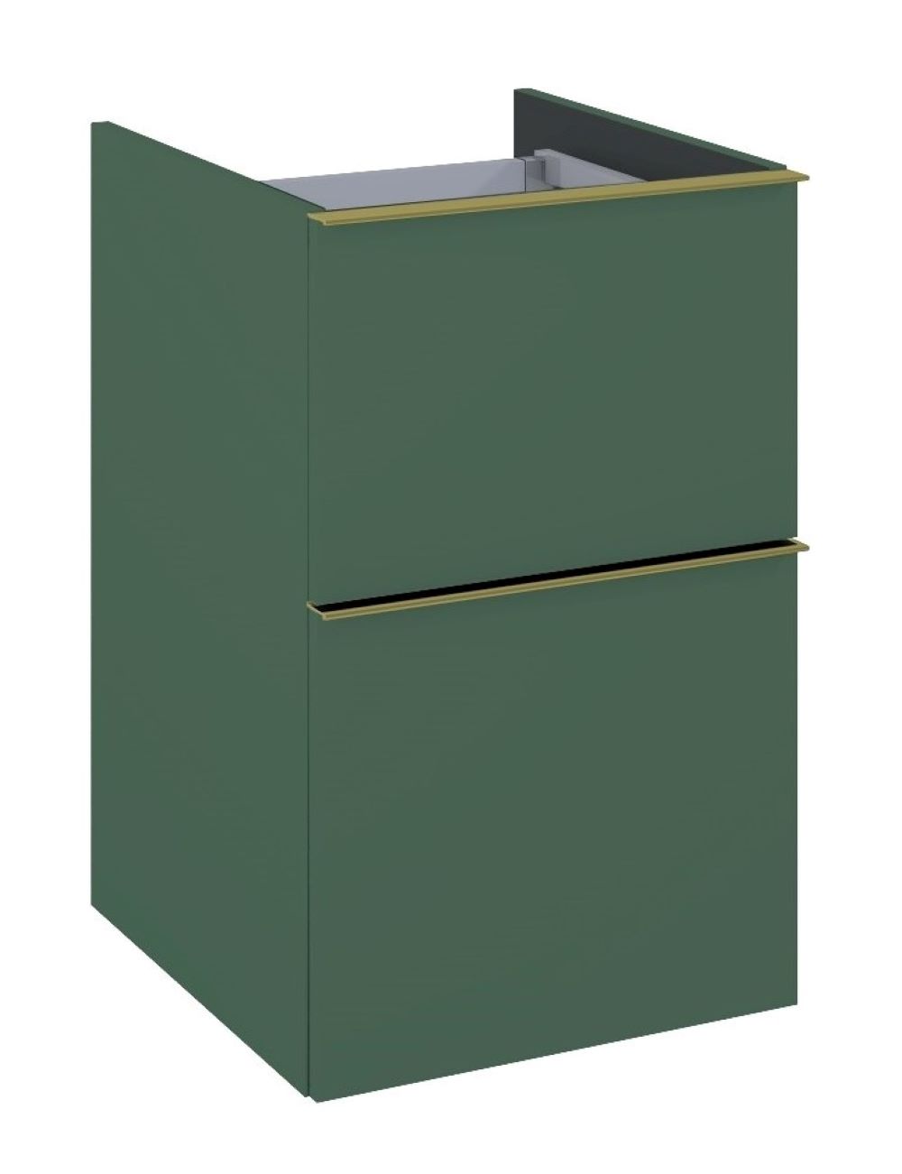 Darmowa Dostawa - Szafka 40x44.9x63.5 cm boczna wisząca zielona Elita Look RE080401027010