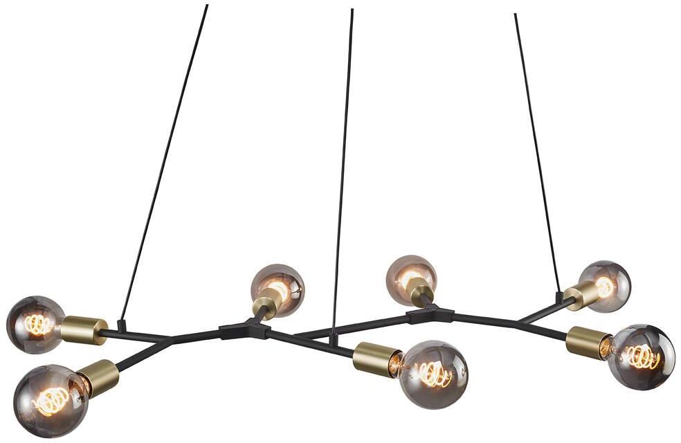 Darmowa Dostawa - Lampa wisząca powyżej 6x60 W czarny Nordlux Josefine 2010303003
