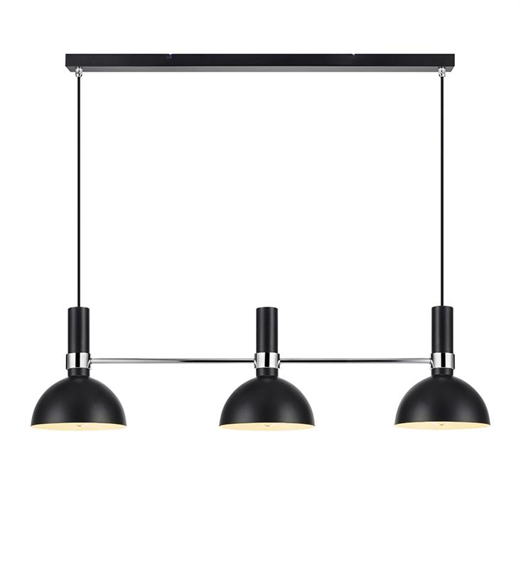 Darmowa Dostawa - Lampa wisząca 3x60 W czarna Markslöjd Larry 106855