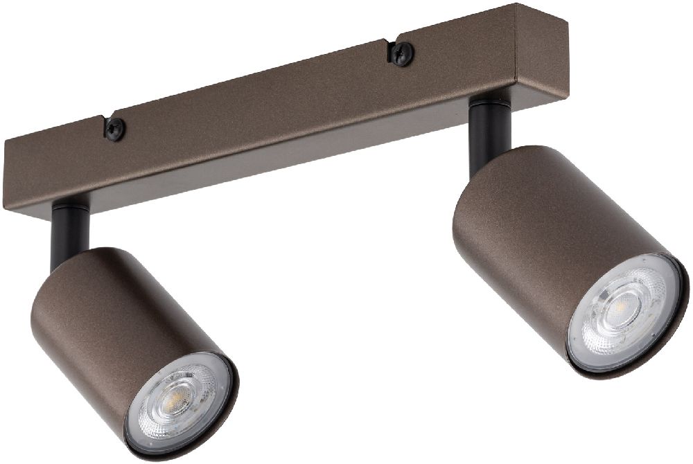 Darmowa Dostawa - Lampa podsufitowa 2x10 W brązowa TK Lighting Top 6180