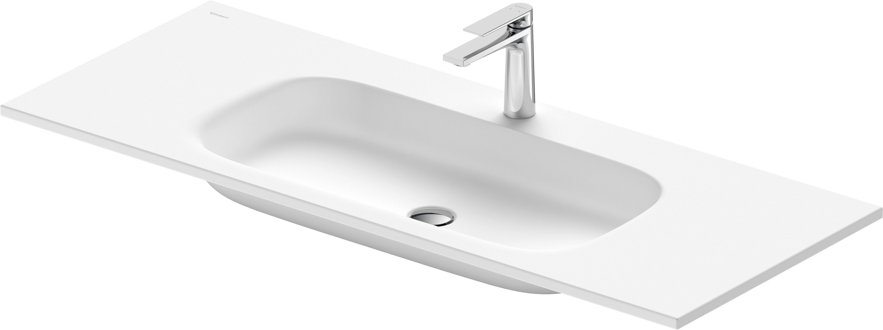 Darmowa Dostawa - Umywalka 122x48.5 cm prostokątna meblowa biała Duravit Sivida 2650033200