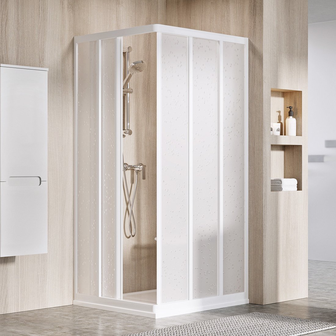 Darmowa Dostawa - Drzwi prysznicowe 80 cm rozsuwane Ravak Supernova 15V401R211