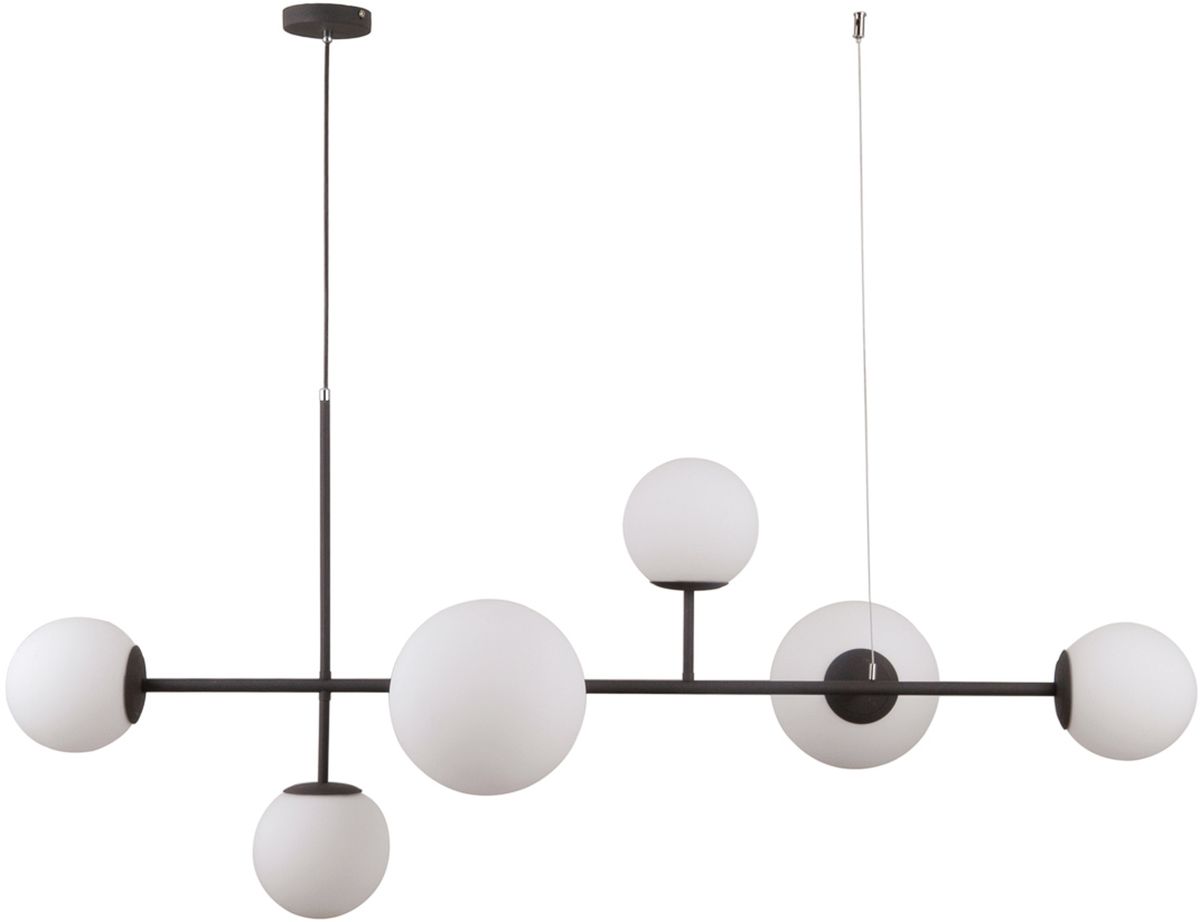 Darmowa Dostawa - Lampa wisząca 6x5 W czarna Italux Vailante PND312216ASBL
