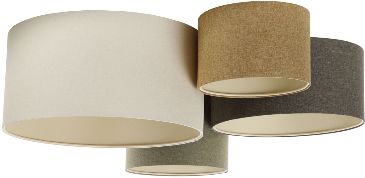 Darmowa Dostawa - Lampa podsufitowa 4x60 W zielony BPS Koncept Boho Ellegant 084075