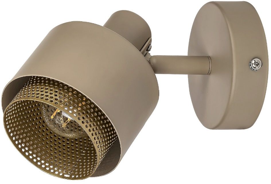 Darmowa Dostawa - Kinkiet 1x40 W złoty-brązowy Rabalux Fedora 3547