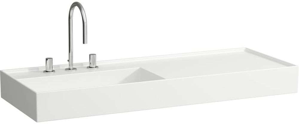 Darmowa Dostawa - Umywalka 120x46 cm prostokątna meblowa biała Laufen Kartell H8133320001121