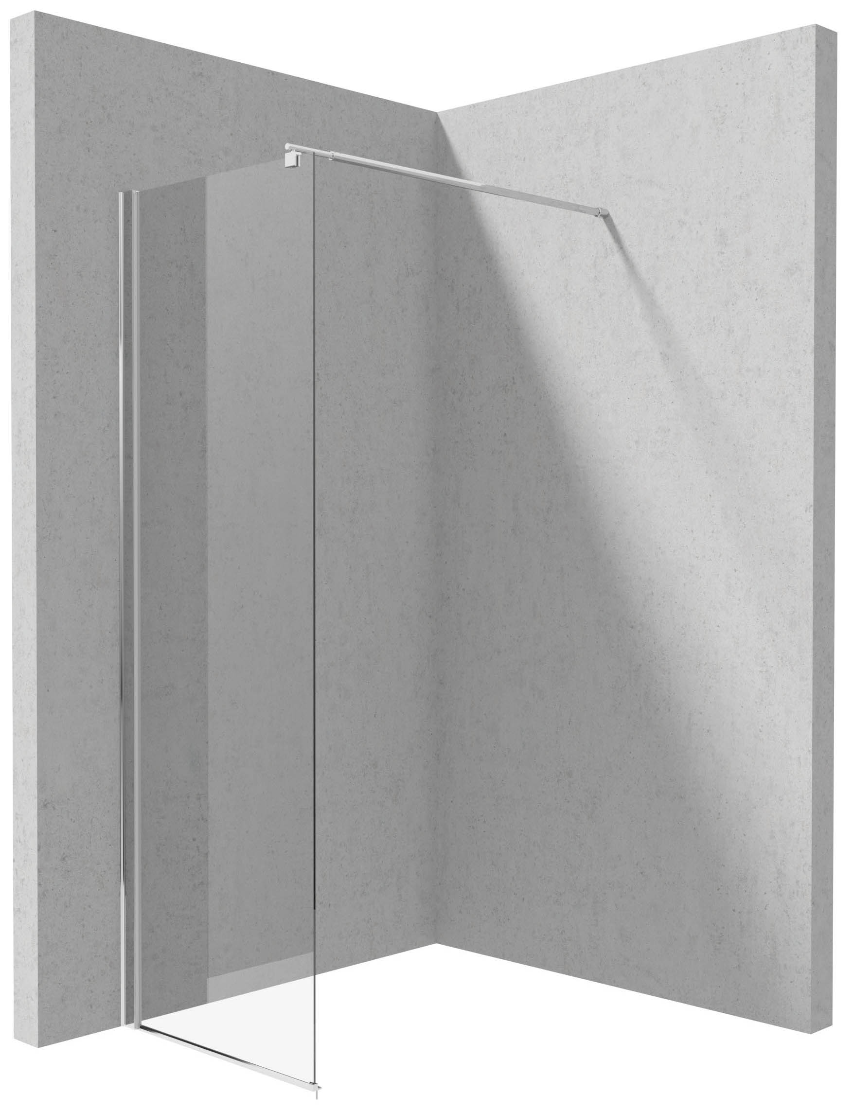 Darmowa Dostawa - Ścianka prysznicowa walk-in 50 cm chrom połysk/szkło przezroczyste Deante Kerria Plus KTS085P