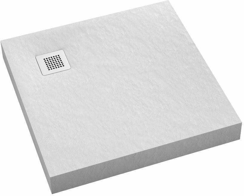 Darmowa Dostawa - Brodzik kwadratowy Schedpol New Horizons White Stone 33302BSTM2